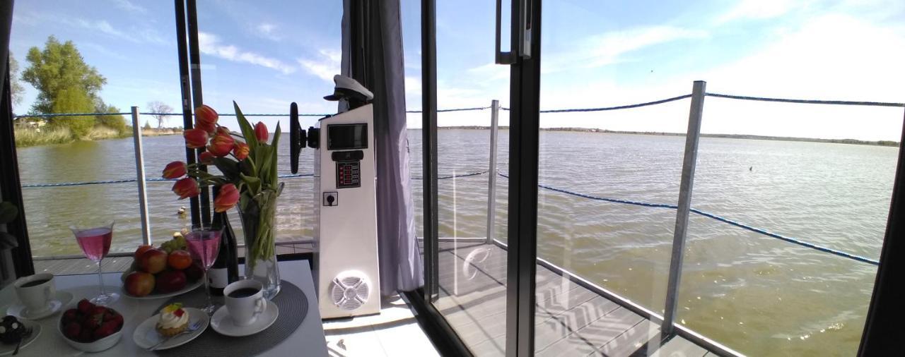Houseboat Arka 1 - Domki Na Wodzie, Rower Wodny, Wifi, Parking เมียลโน ภายนอก รูปภาพ