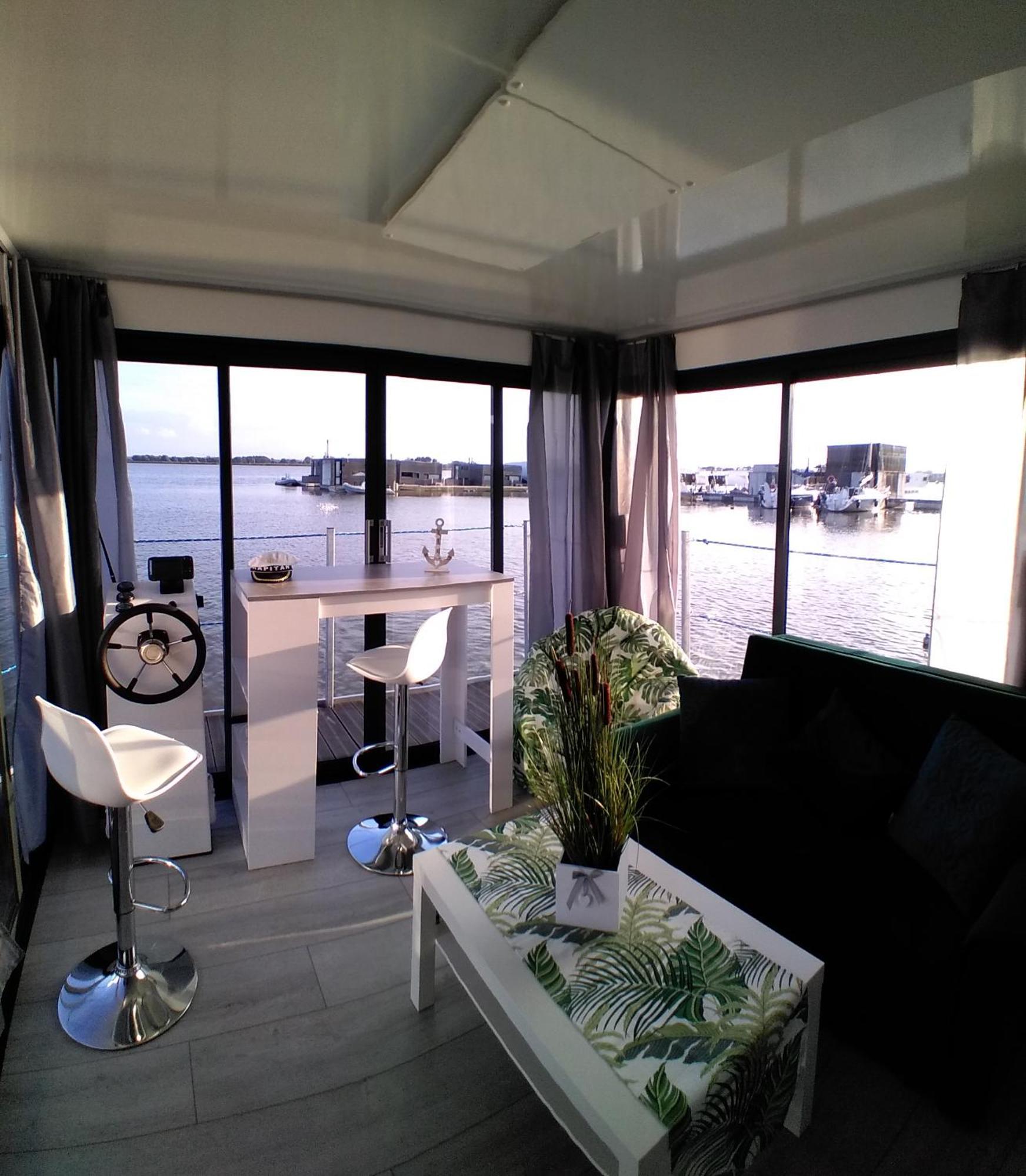 Houseboat Arka 1 - Domki Na Wodzie, Rower Wodny, Wifi, Parking เมียลโน ภายนอก รูปภาพ